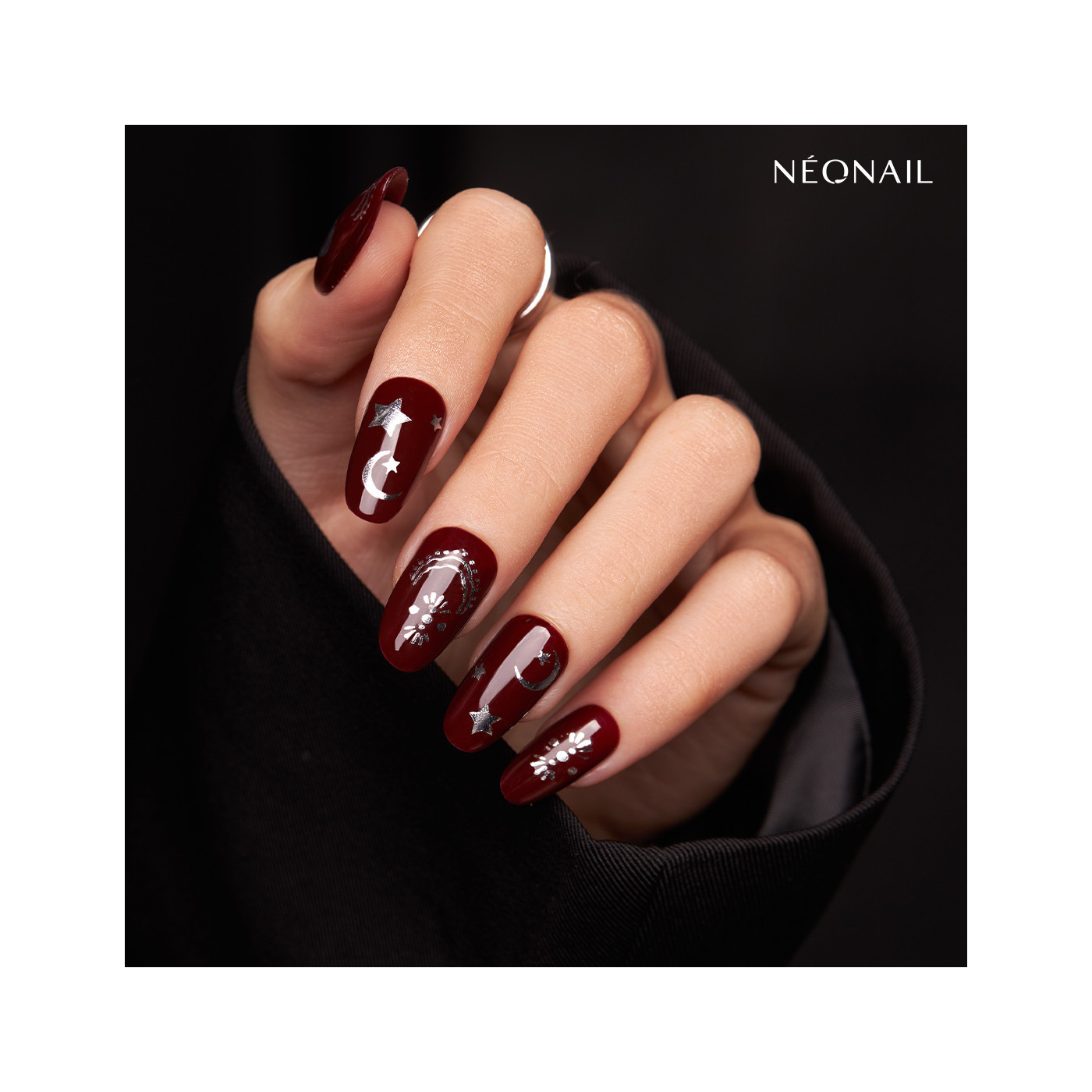 Nail Stickers 05: Astro Silver